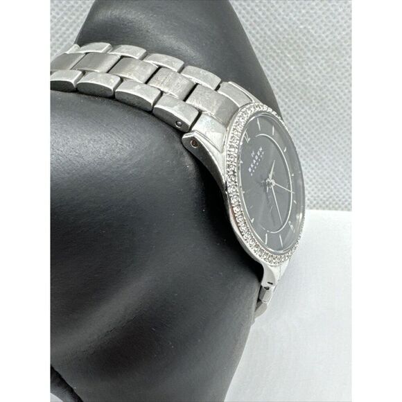 Skagen 347SSMX Women\'s Stainless Steel Analog Black Dial Quartz Watch JNA770 main image 10